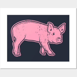 pig Posters and Art